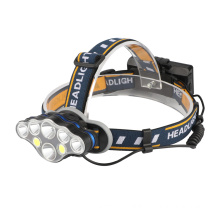 STARYNITE Amazon hot sales 8 led head torch rechargeable headlight